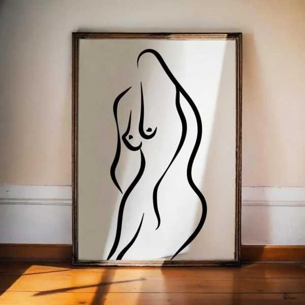 Woman Figure Printable #2 - Image 3