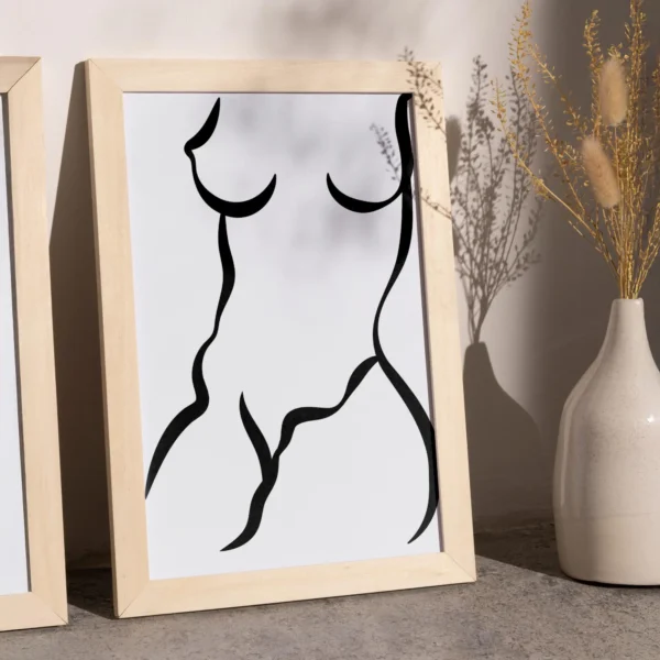 Woman Figure Printable #1 - Image 3